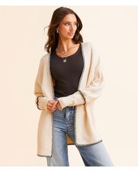 BKE - Whipstitch Cardigan Sweater - Lyst