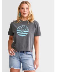 Kimes Ranch - American Bullseye Cropped T-shirt - Lyst
