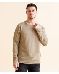 RVCA - Cable Waffle Pullover - Lyst