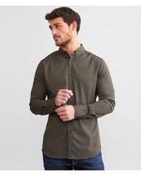 J.B. Holt - Geo Tailored Performance Stretch Shirt - Lyst