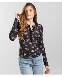 Free People - One Of The Girls Henley - Lyst