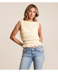 Willow & Root - Ruffle Tank Top - Lyst