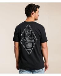 Ariat - Chalk Diamond Patriot T-Shirt - Lyst