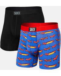 Saxx Underwear Co. - 2 Pack Vibe Stretch Boxer Briefs - Lyst
