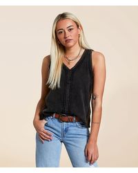 Gilded Intent - Pieced Crochet Tank Top - Lyst