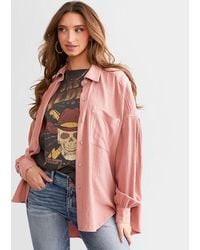 BKE - Button Down Blouse - Lyst