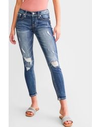 Miss Me - Mid-rise Ankle Skinny Stretch Jean - Lyst