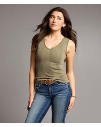 BKE - Floral Textured Tank Top - Lyst
