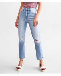 Hidden Jeans - Tracey Cropped Straight Stretch Jean - Lyst