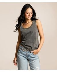 Gilded Intent - Studded Tank Top - Lyst