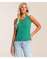 Willow & Root - Ribbed 2-Way Sweater Vest - Lyst
