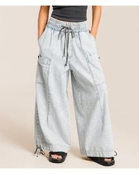 Gilded Intent - Washed Baggy Cargo Jogger - Lyst