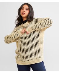 Daytrip - Open Stitch Metallic Sweater - Lyst