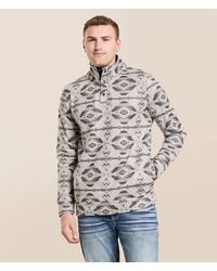 Departwest - Southwestern Print Quarter Snap Pullover - Lyst