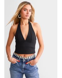 Free People - Have It All Halter Tank Top - Lyst