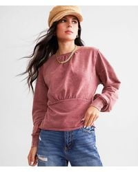 Gilded Intent - Washed Corset Top - Lyst