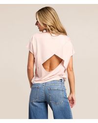 FITZ + EDDI - Striped Dolman T-Shirt - Lyst