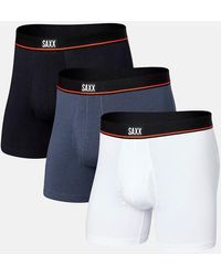 Saxx Underwear Co. - Non-Stop 3 Pack Stretch Boxer Briefs - Lyst