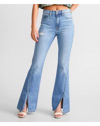Hidden Jeans - Happi Split Flare Jean - Lyst