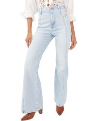 free people white bell bottoms