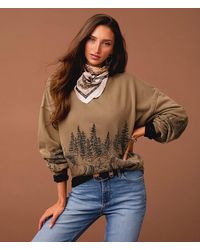 Sterling & Stitch - Wild Horses Oversized Pullover - Lyst