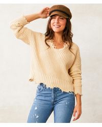 Z Supply Larisa Bolt Sweater in Blue | Lyst
