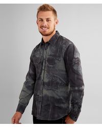 Affliction - American Customs Traction Stretch Shirt - Lyst