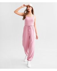 BKE - Washed Knit Jumpsuit - Lyst