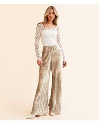 Free People - Star Sign Velvet Flare Pant - Lyst