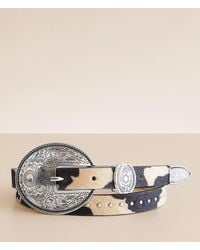 BKE - Western Cow Print Belt - Lyst