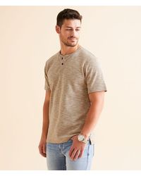 Outpost Makers - Textured Henley - Lyst