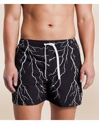 Cove - Lightning Bolt Stretch Swim Trunks - Lyst