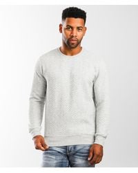 Jack & Jones Quilted Pullover - Gray