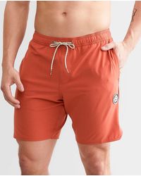 Vissla - Solid Sets Stretch Swim Trunks - Lyst