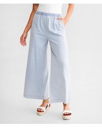 Z Supply - Scout Jersey Wide Leg Cropped Pant - Lyst