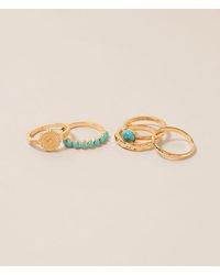 BKE - 5 Pack Ring Set - Lyst