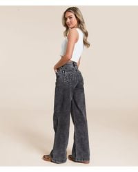 Miss Me - High Rise Wide Leg Stretch Jean - Lyst