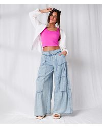 33 Coastal - Tiered Wide Leg Pant - Lyst