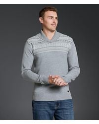 Outpost Makers - Striped Shawl Sweater - Lyst