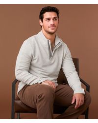 Outpost Makers - Textured Quarter Zip Pullover - Lyst