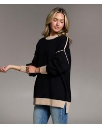 BKE - Color Block Oversized Sweater - Lyst