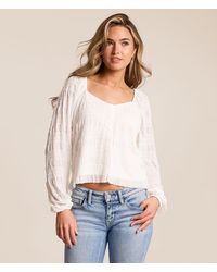 Willow & Root - Smocked Blouse - Lyst