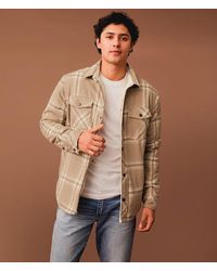 Outpost Makers - Plaid Sherpa Shacket - Lyst