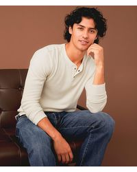 Outpost Makers - Brushed Thermal Henley - Lyst