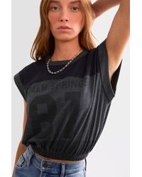 FITZ + EDDI - Fitz + Eddi Palm Springs Cropped T-shirt - Lyst