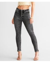 Flying Monkey - High Rise Ankle Skinny Stretch Jean - Lyst