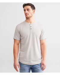 Outpost Makers - Textured Henley - Lyst