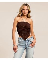 Willow & Root - Studded Hanky Tube Top - Lyst