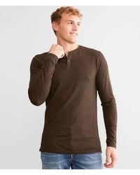 BKE - Slub Knit Henley - Lyst