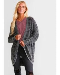 BKE - Mixed Stitch Cardigan Sweater - Lyst
